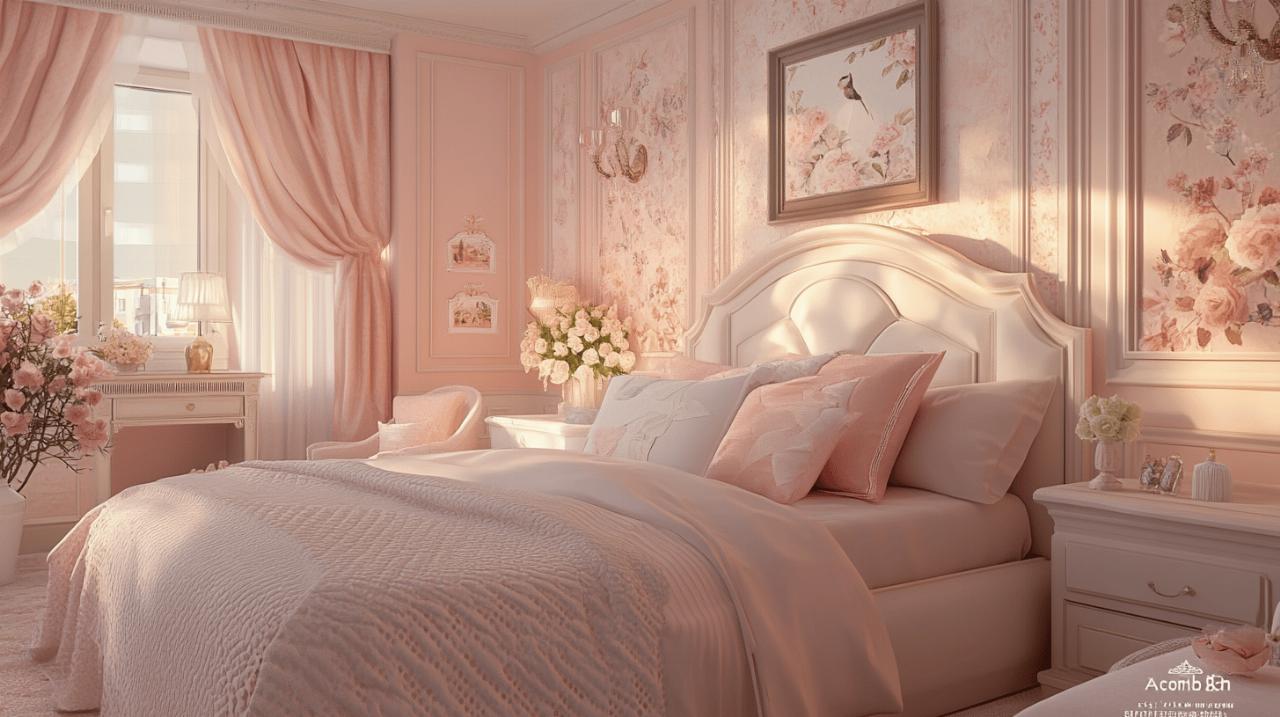 5 inspirations pour une chambre en vieux rose qui fait rever